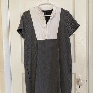 ZARA Grey Collared Dress